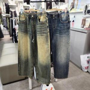 유솔 sh06 뒷절개 와이드 밴딩데님 ULTJ25WZ2