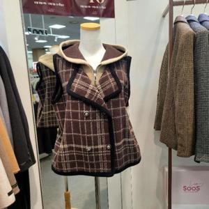 수스 HC07 후드빅스체크베스트 S261BVT1Z1