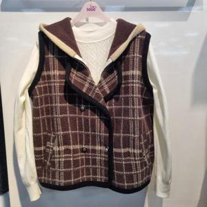 수스 HC36 후드빅스체크조끼 S261BVT1Z1