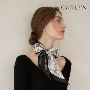 [칼린(스카프)]헤이즈슬림 실크 방도 스카프 S7329S302