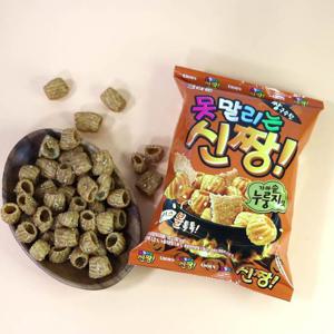 크라운 못말리는신짱 가마솥 누룽지맛 120g / 스낵 간식