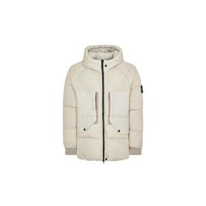 Stone Island스톤 아일랜드 40723 가먼트 다이드 크링클랩스 리사이클 나일론 후드 다운 자켓 스투코   23FW 791540723-V0097