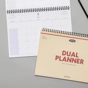 2026년 듀얼 데스크 플래너 탁상 달력