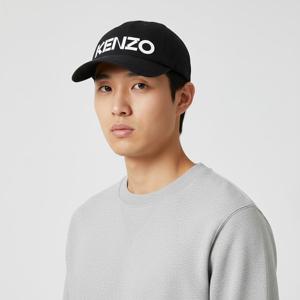 KENZO 로고 프린팅 캡 (FE5 8AC101 F31 99)