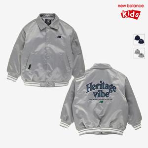 [뉴발란스키즈] NK9DG1101U(91) 실버 CLASSIC REMIX) 패디드 바시티 점퍼