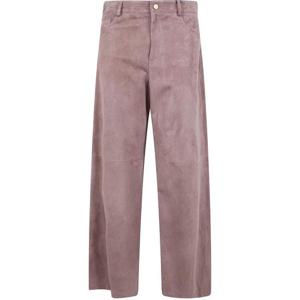 에스막스마라 가죽 팬츠 2619431011600 001 LIGHT ONION