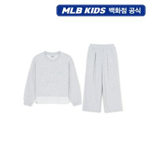 [MLB키즈PG] 스포티브 애슬레저 레이어드 맨투맨세트 (여아) (7FS2A0261-50MGL)