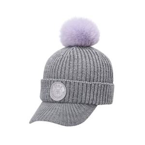 [링스골프]여성 글리터 폭스폼 니트캡 L21D4CP264_GY