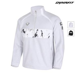 [다이나핏] (택가 179,000원) 아이스그레이 남성 SPONSOR 플리스 반집업 YMW24254C1