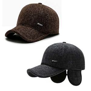 코듀로이 남성 여성 골덴 방한모 귀마개 일체형 모자