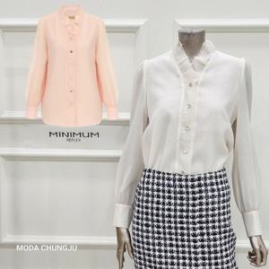 [미니멈]MD 플리츠 카라 블라우스 MD MZAGWB2910 M_CJ