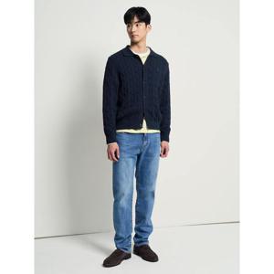 [신상5%OFF][빈폴멘] 케이블 칼라넥 카디건 네이비 (BC615AC13R)