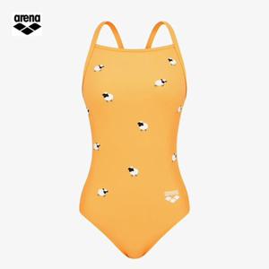 아레나 플러피프렌즈4  A6SL1CO04 ORG (주머니백 증정) 여성선수 싱글 크로스 스트랩백 원피스 실내수영복