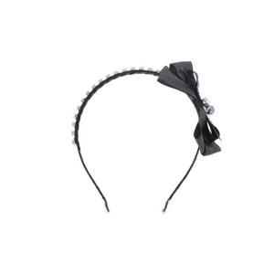 [프렌치캣(정상)]네이비리본 헤어밴드(Q51DG5211)