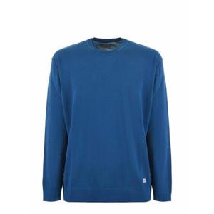 26 SS CP컴퍼니 레이즈드 스티치 크루넥 스웨터 블루 CMKN168A