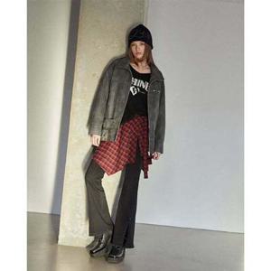 [에고이스트] (ER4DP260) 밑단 트임 슬림 부츠컷 데님팬츠