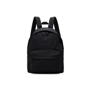 몽클레어 백팩 블랙 뉴 피에릭 메탈 로고 백팩 261111M166007