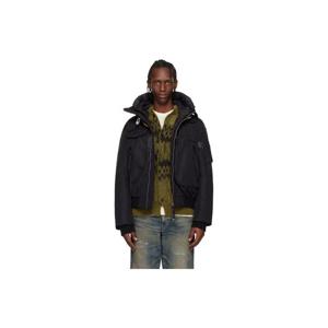 파라점퍼스 패딩 블랙 고비 후드 다운 재킷 261048M178019