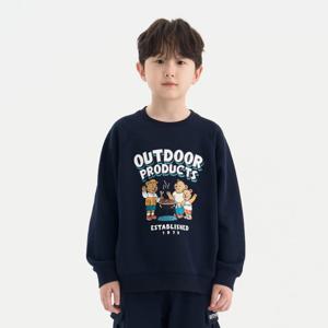 [본사][아웃도어프로덕츠키즈] 베어 그래픽 맨투맨 (다크 네이비)OD261IMM07_DNY