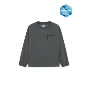 디스커버리키즈긴팔티 AQS DKTR3B051-GRD 키즈 프레시벤트 우븐 트레이닝 가슴포켓 맨투맨