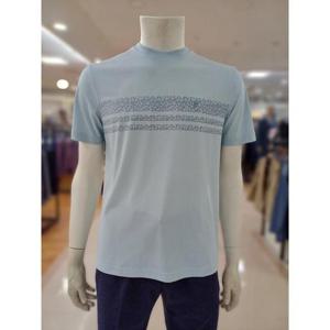 피에르가르뎅 세이브존05 트로피컬 프린트 라운드 티셔츠 PQTS2420