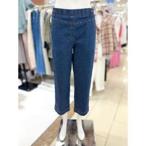 소고 세이브존01 여름 밴딩 스티치 와이드 청바지 AL2XA09_NV