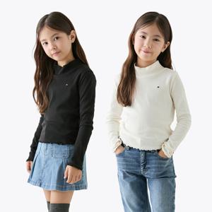 [공식][타미힐피거] 모크넥 롱 슬리브 2종 택1 (T42F7KKO120GT1)