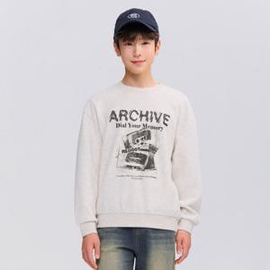 [오션스카이] 남아 레트로 그래픽 맨투맨 티셔츠-FAJB5107B0M