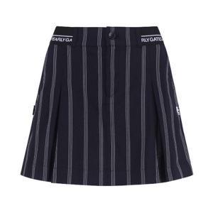 M 파리게이츠골프스커트 NQC 521E1PNA31_NA 여성 스트라이프 로고 밴딩 인버티드 스커트