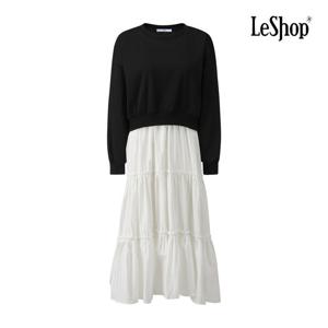 [르샵]맨투맨 캉캉 맥시 원피스 BQ1OP009A