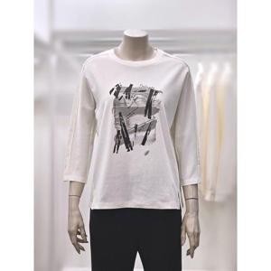 프렐린 세이브존02 루즈핏7부프린트 티셔츠 RTP261030