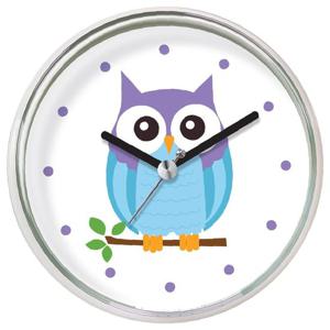 흡착시계 다용도 캐릭터 방수시계 CN-849CB부엉이B