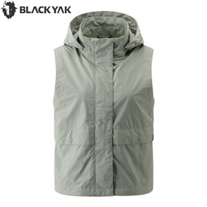 블랙야크 여성 봄 아웃도어 등산조끼 우븐 숏 베스트2 1BYVSSV501LK