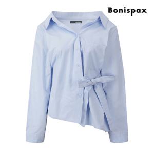 [보니스팍스(여성의류)]리본 스트랩 레이어드 랩 블라우스 XQ1SH004M0