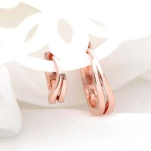 14K 금침 데일리 로즈골드 귀찌 링피어싱 귀걸이