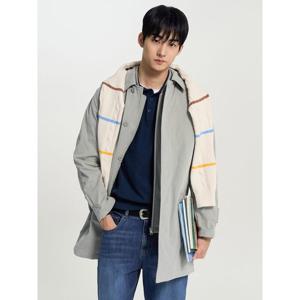 [신상5%OFF][빈폴멘] 베스트 디테처블 코트 - 카키 (BC6130C01H)