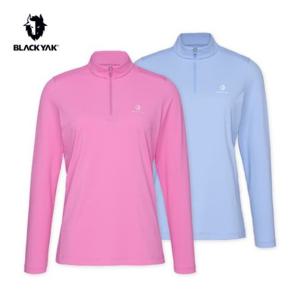 여성 기능성 등산 반집업 티셔츠 페리체 집업 긴팔티 1BYZTSV501 GD