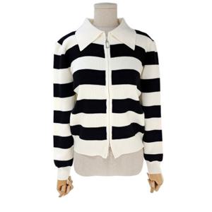 [스튜디오화이트]투웨이집업와이드배색가디건ML2CDP119