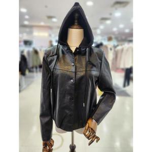 멜로디가든 세이브존08 후드 인조가죽점퍼 M25F8R112