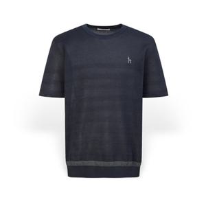 [헤지스] 남성 헤링본패턴 반팔니트 HZSW6B534N2