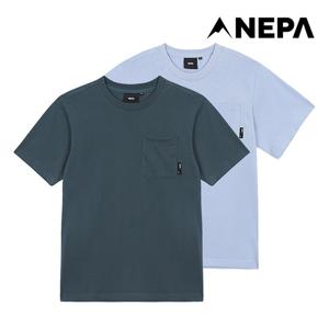 네파 공용 캠프 그래픽 반팔 티셔츠(루즈핏) 7KD5373