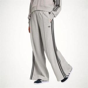 아디다스 아디컬러 3-스트라이프 와이드 스웨트 팬츠 - MGREYHBLACK JV7476 1640740