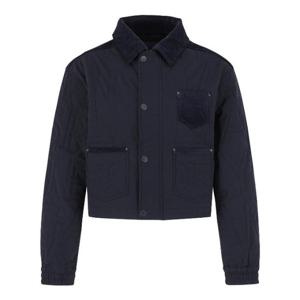 파리게이츠골프자켓 NQC 521E1JSA81_NA 여성 코듀로이 블록 로고 퀼팅 점퍼