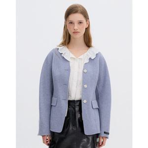 올리브데올리브 (OW4WJ9530) 브이넥 가디건형 핸드메이드 자켓