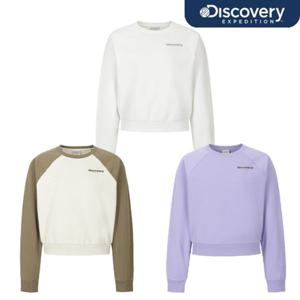 디스커버리 26SS 신상 여성 스몰로고 맨투맨 티셔츠 DWMT44061