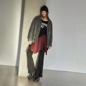 [에고이스트]루즈핏 페이크레더 점퍼 ES1FJ160 (ES1FJ160)