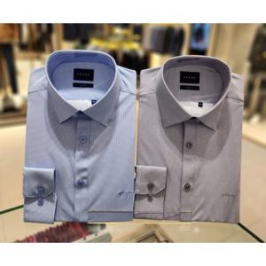 (예작)26년 신상품 남자 냉감ICE FSBS173 폴리스판 프린트 슬림핏긴팔와이셔