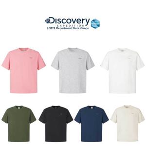 디스커버리 26SS 공용 프레시벤트 세미오버핏 스몰로고 반팔티 DXRS75063 GPRS