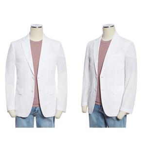 [레노마캐주얼]S/S 화이트 쿨맥스 메쉬 캐주얼 콤비자켓 RQJMBJ58ANW