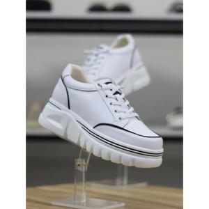 바이로쏘 세이브존06 소가죽 레이스업 키높이 통굽 5cm 스니커즈 (BY)26S130J00CJ2